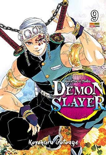 Livro Mangá Demon Slayer Kimetsu No Yaiba Volume 9 de Koyoharu Gotouge, traduzido por Renata Leitão pela Panini Comics Planet Manga (2020)