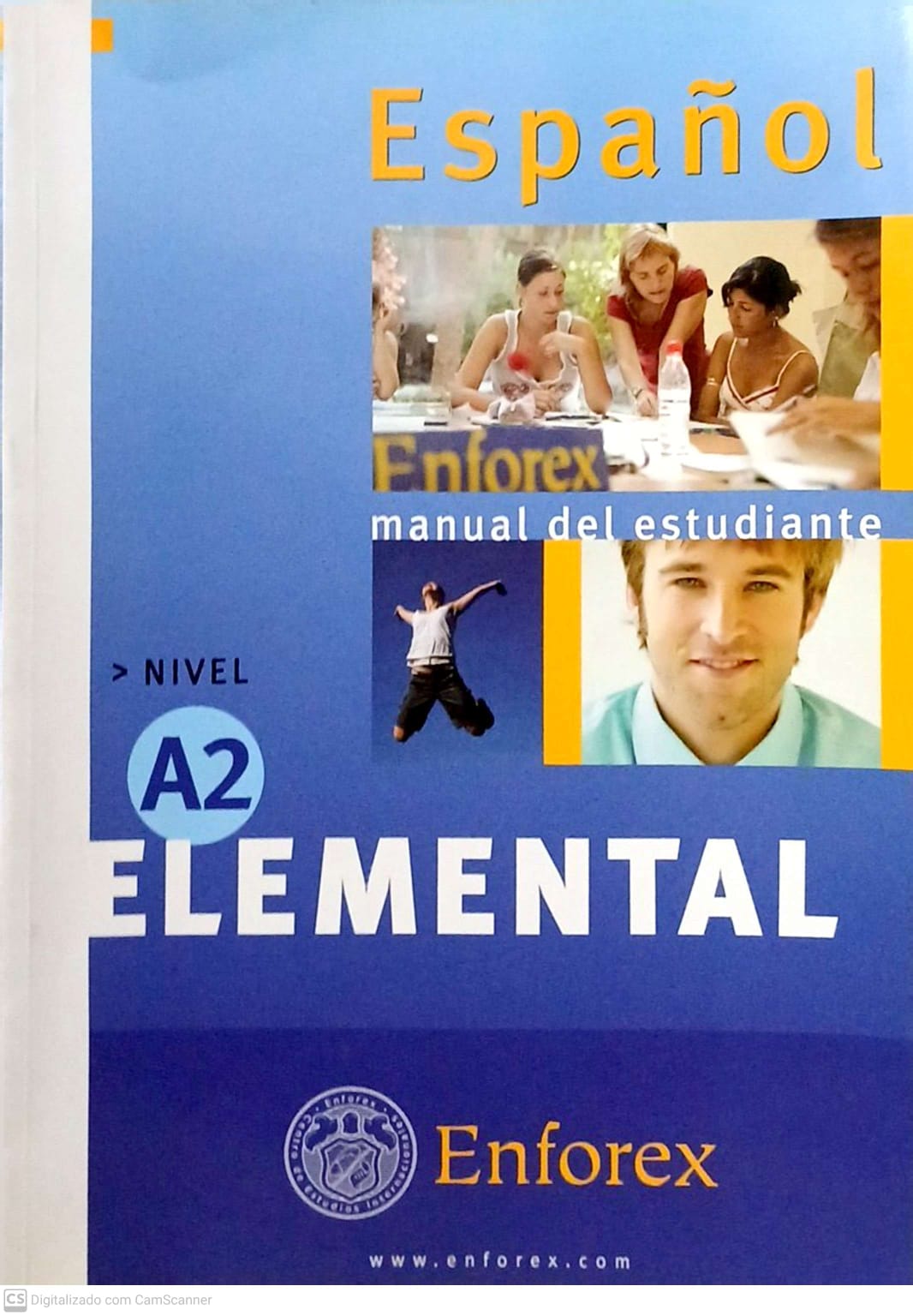 Coleção 2 Livros Enforex Elemental A2 Español Manual del Estudiante + Libro de Ejercicios de Raquel Blanco; Raquel Gomes; Silvia Nicolas pela Edinunem
