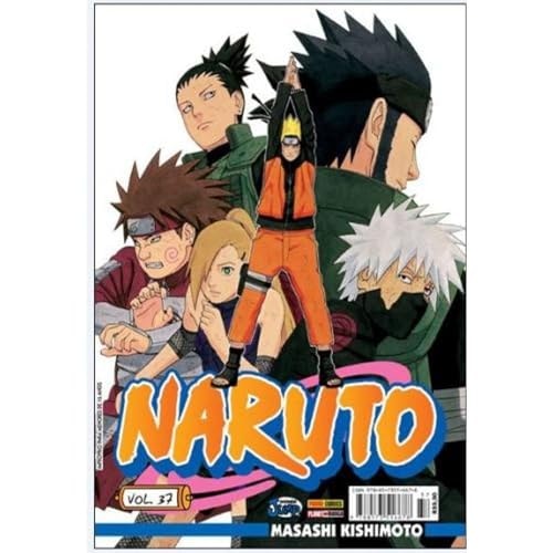 Livro Mangá Naruto Volume 37 de Masashi Kishimoto, traduzido por Drik Sada pela Panini Comics Panini Manga (2010)
