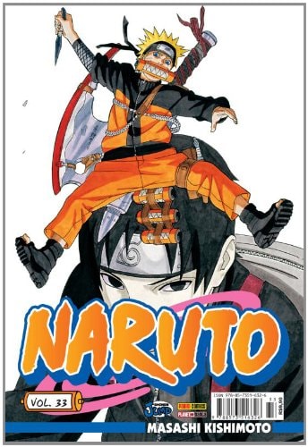 Livro Mangá Naruto Volume 33 de Masashi Kishimoto, traduzido por Drik Sada pela Panini Comics Panini Manga (2010)

