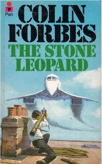 Livro The Stone Leopard de Colin Forbes pela Pan Books (1975)
