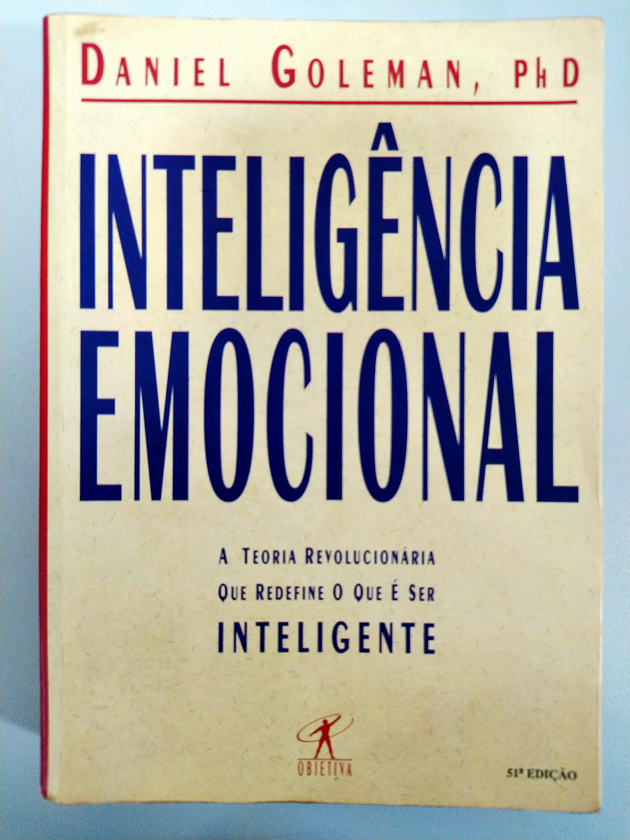 Inteligencia Emocional de Daniel Goleman pela Objetiva (1995)
