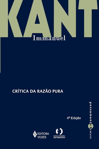 Crítica da Razão Pura de Immanuel Kant pela Vozes (2020)