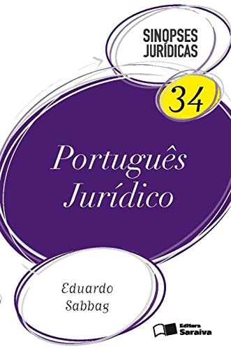 Livro Português Jurídico Sinopses Jurídicas 34 de Eduardo Sabbag pela Saraiva (2016)
