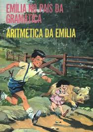 Emilia no pais da gramatica - aritmetica da emilia (capa dura - 8 edição) de Monteiro Lobato pela Brasiliense (1977)
