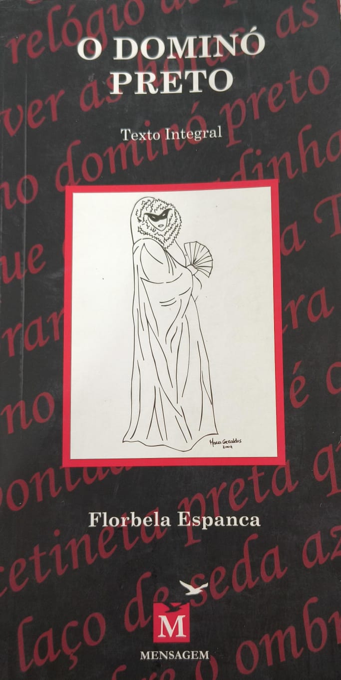 Livro O Dominó Preto de Florbela Espanca pela Mensagem (2004)
