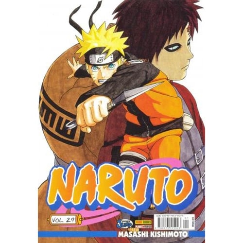 Livro Mangá Naruto Volume 29 de Masashi Kishimoto, traduzido por Drik Sada pela Panini Comics Panini Manga (2009)
