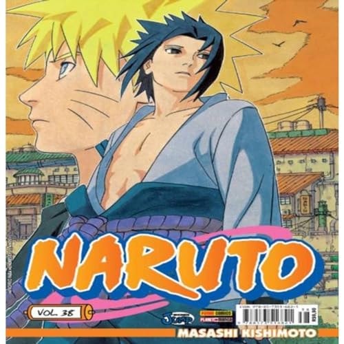 Livro Mangá Naruto Volume 38 de Masashi Kishimoto, traduzido por Drik Sada pela Panini Comics Panini Manga (2010)
